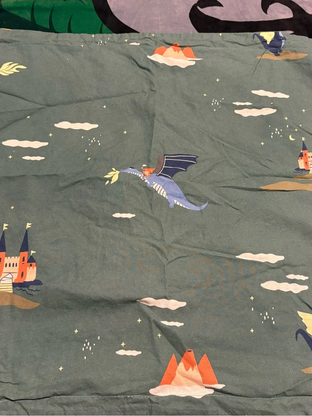 4 Piece Pillowfort Dragon Twin Bedding